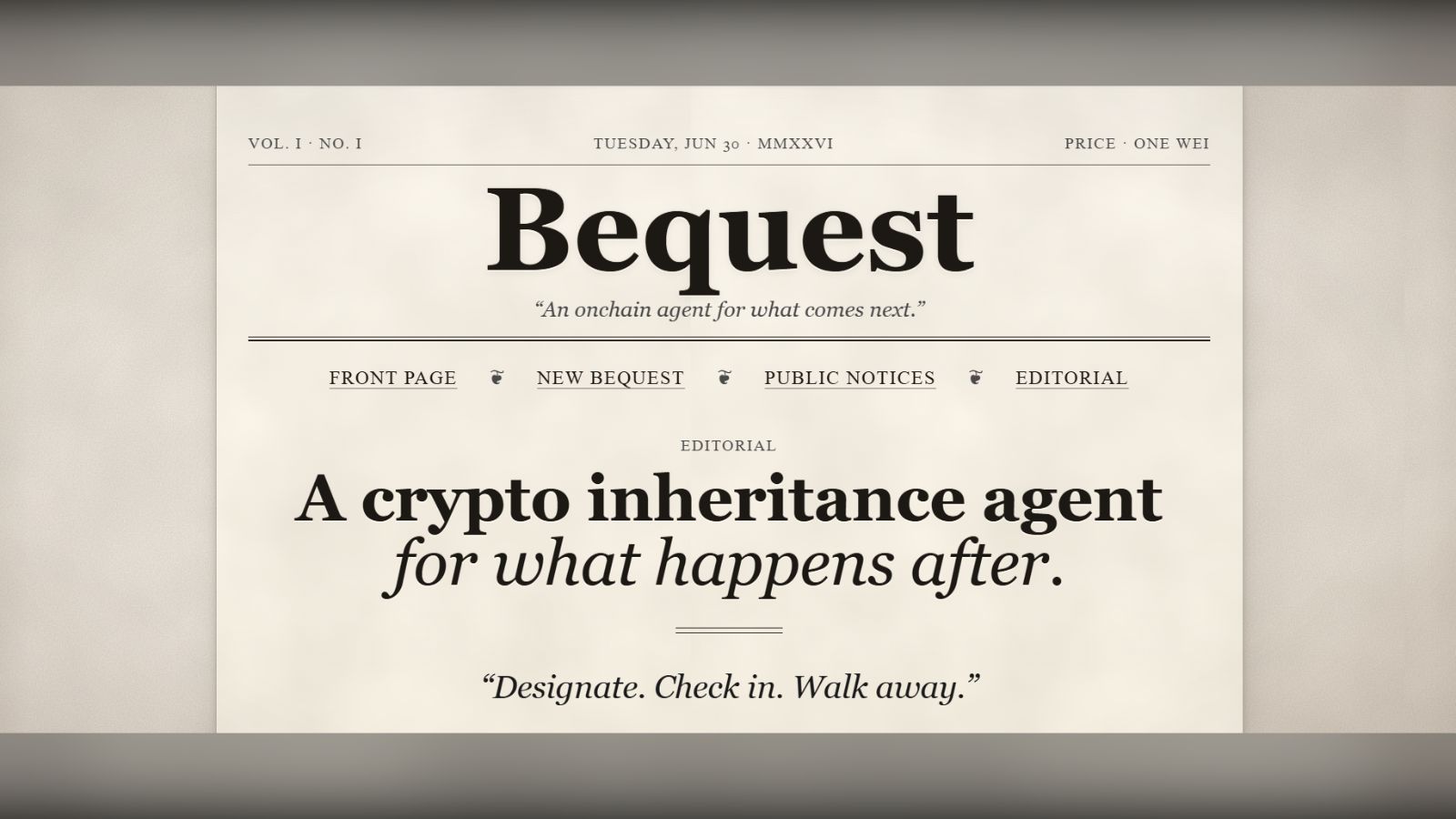 Bequest